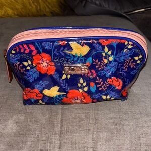 Blue Floral Women's makeup bag 💼